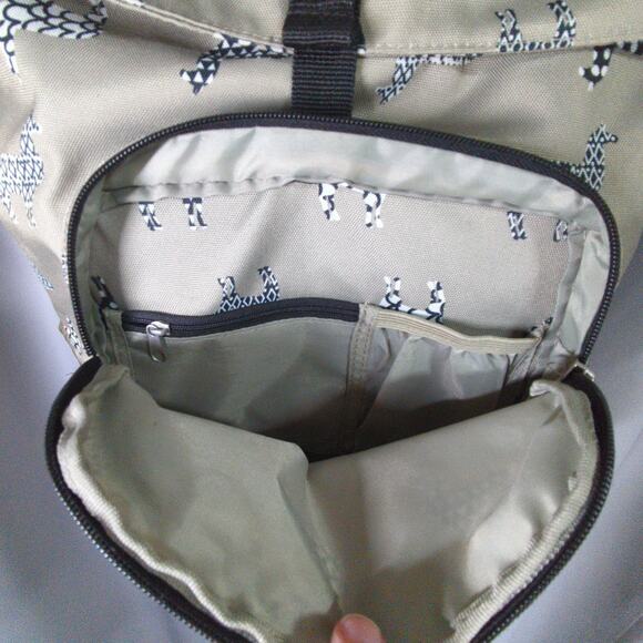 Toms Backpack Green Gray Llama AntiBullying Laptop - Picture 5 of 12